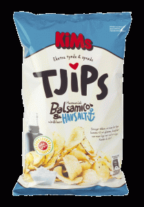 Flat crisps, flavoured